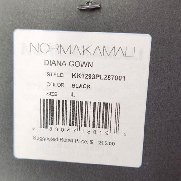 Norma Kamali One-Shoulder Ruched Diana Evening Gown – Size Large - Picture 4 of 8